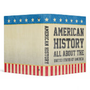 Vintage American History Binder