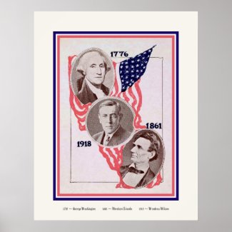 Vintage American Presidents print