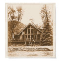 vintage americana cabin print by mrsrnj vintage americana cabin print