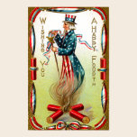 Vintage Americana July Fourth Poster posters