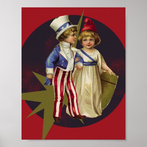 Vintage Americana Print