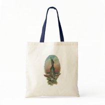Vintage Americana Statue of Liberty Tote Bag