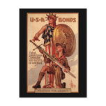 Vintage Americana USA Bonds Post Card