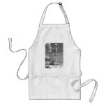 Vintage anatomy drawing, side view, skeleton aprons