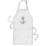 Vintage Anchor Apron (long)