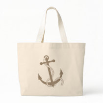 Vintage Anchor Canvas Bags