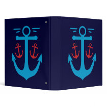 Vintage Anchor Vinyl Binders