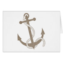 Vintage Anchor Greeting Cards