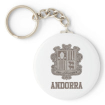 Vintage Andorra Key Chain