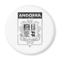 Vintage Andorra Magnet