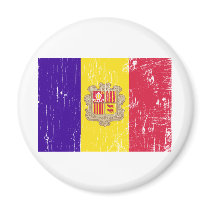 Vintage Andorra magnets by worldtees Vintage Andorra magnets