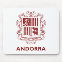 Vintage Andorra Mouse Pad