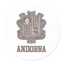 Vintage Andorra stickers