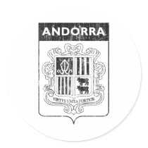 Vintage Andorra Stickers