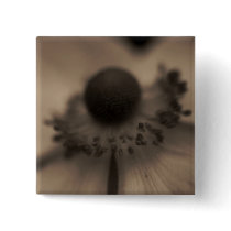 Vintage Anemone Button/Badge