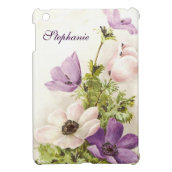 Vintage Anemone Flowers iPad Mini Covers