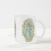 Vintage Angel and Cross Mugs by vintagegiftmall Vintage Angel and Cross Mugs