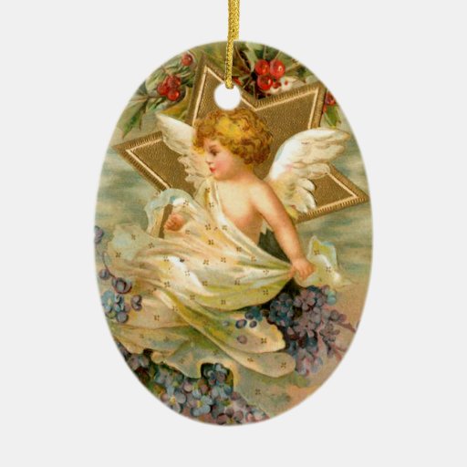 vintage angel and star christmas holiday ornament vintage angel and star christmas holiday ornament