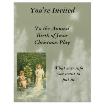 Vintage Angel Christmas Flyer by forbes1954 Vintage Angel Christmas Flyer