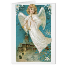 Vintage Angel Greeting Card