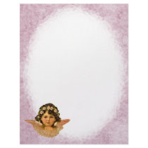 Vintage Angel Letterhead Stationery