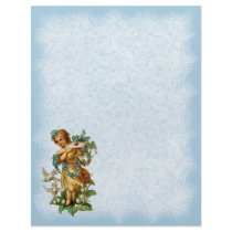 Vintage Angel Letterhead Stationery