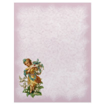 Vintage Angel Letterhead Stationery