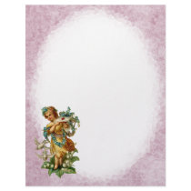 Vintage Angel Letterhead Stationery