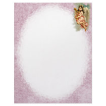Vintage Angel Letterhead Stationery