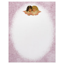 Vintage Angel Letterhead Stationery