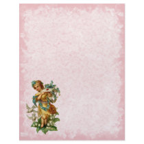 Vintage Angel Letterhead Stationery