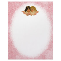 Vintage Angel Letterhead Stationery