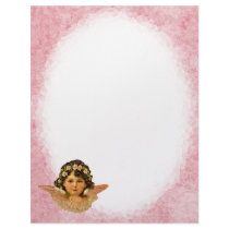 Vintage Angel Letterhead Stationery