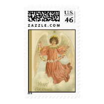 Vintage Angel Merry Christmas Postage postage
