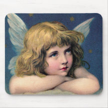 Vintage Angel Mouse Pad
