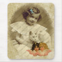 Vintage Angel Mousepad by Vintage_Gifts Vintage Angel Mousepad