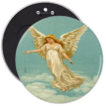 Vintage, Angel on The Cloud Buttons