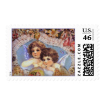 Vintage Angel Postage Stamps