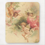 vintage angels mousepads