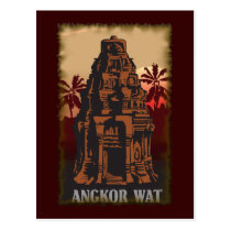 Vintage Angkor Wat postcards