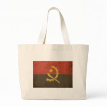 vintage Angola Flag Canvas Bag