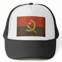 vintage Angola Flag Mesh Hat