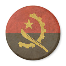 vintage Angola Flag Magnets