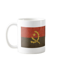 vintage Angola Flag Coffee Mug