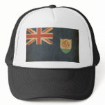 Vintage Anguilla Flag Mesh Hats