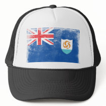 Vintage Anguilla Flag Mesh Hats