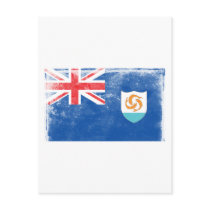 Vintage Anguilla Flag Postcards