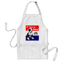 Vintage Animal Kindness Poster Aprons