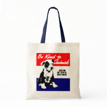 Vintage Animal Kindness Poster Bags