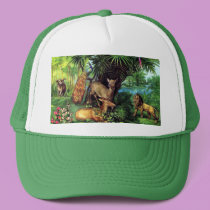 Vintage Animals Cap hats